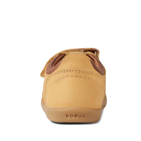Bobux Iwalk Timber Lo Oat Buff Tan Leather Sneaker 650107